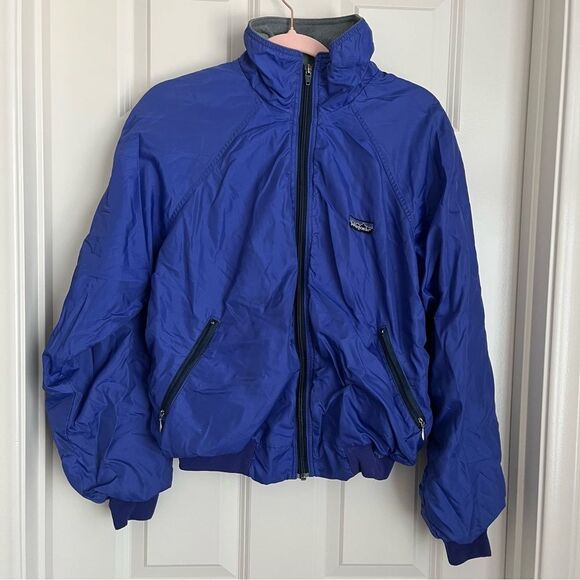 Patagonia Royal Blue Zip-Up Bomber Jacket - Picture 2 of 8
